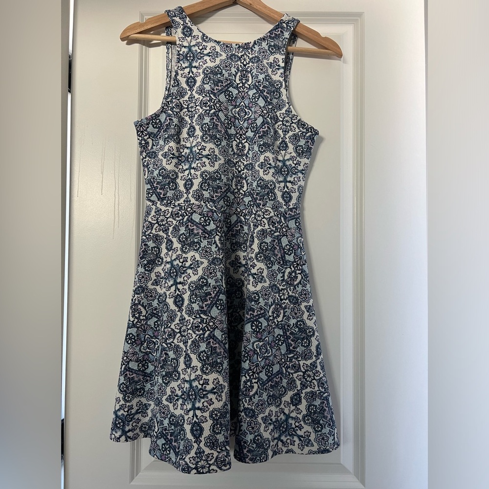 Blue A-line Sundress
